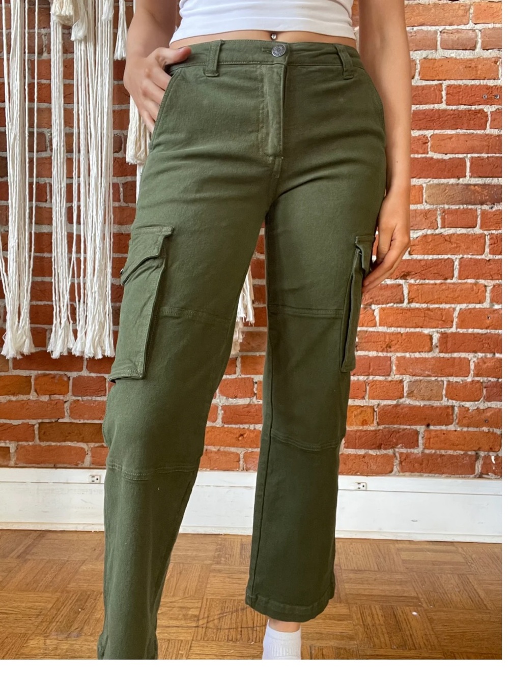 Kut Pattie Mid Rise Straight Leg Size 8